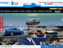 Tablet Screenshot of hondasanmarcos.com